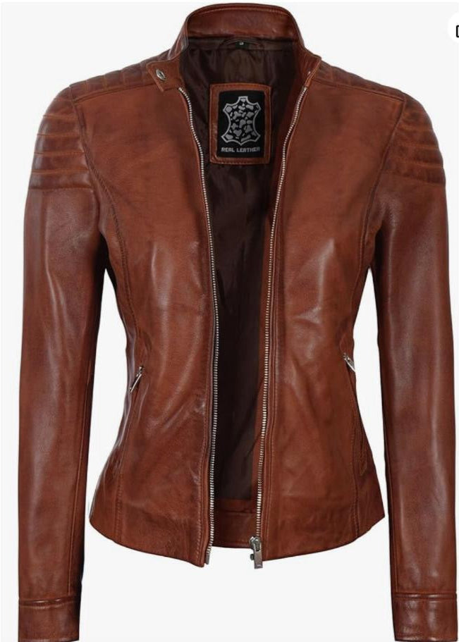 women leather jacket 