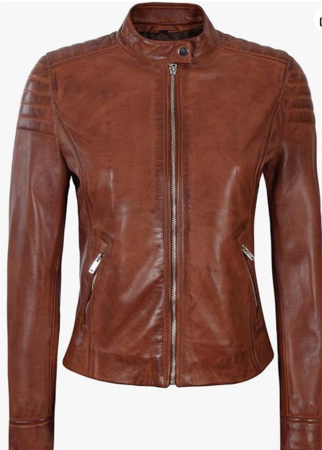 women leather jacket 