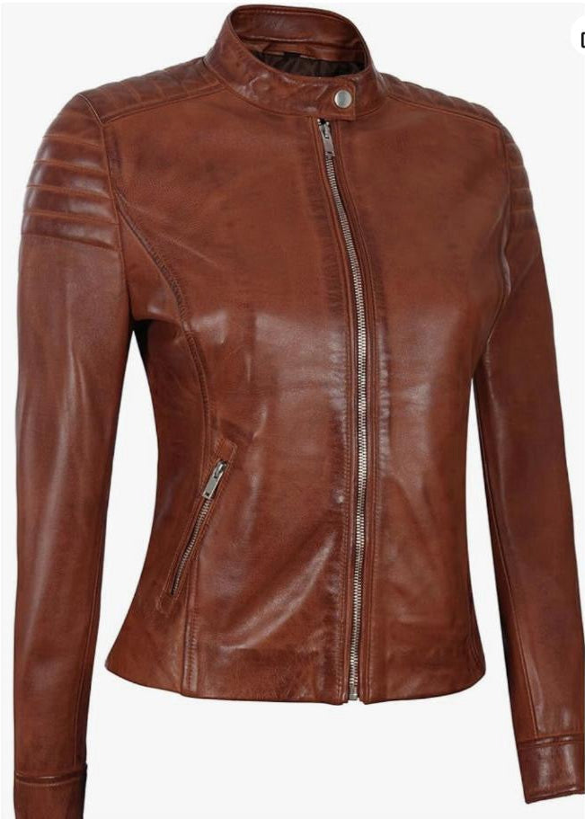 women leather jacket 