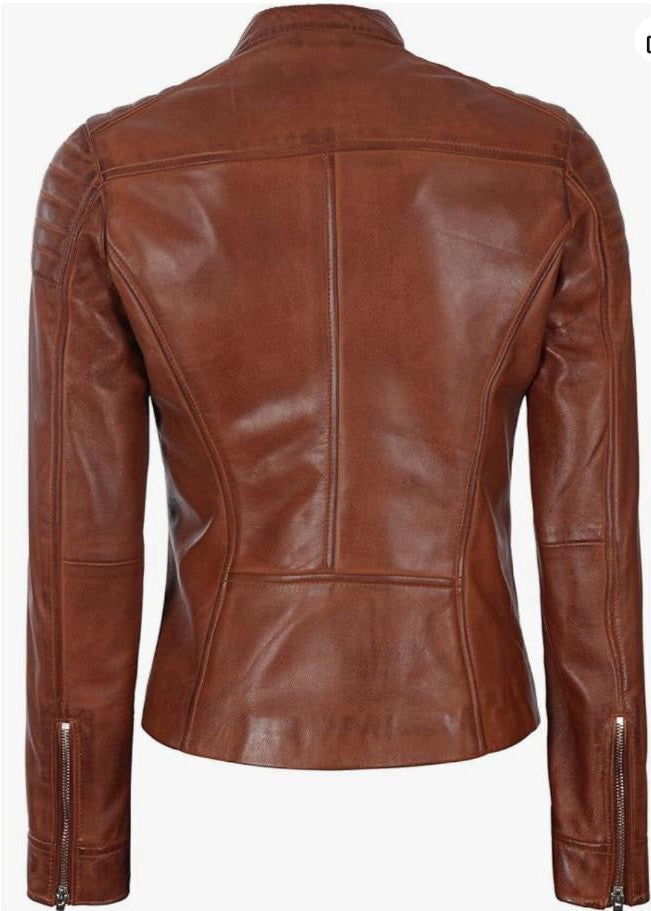women leather jacket 