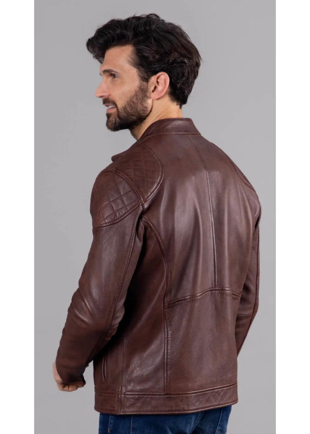 Brown Men’s Leather Jacket