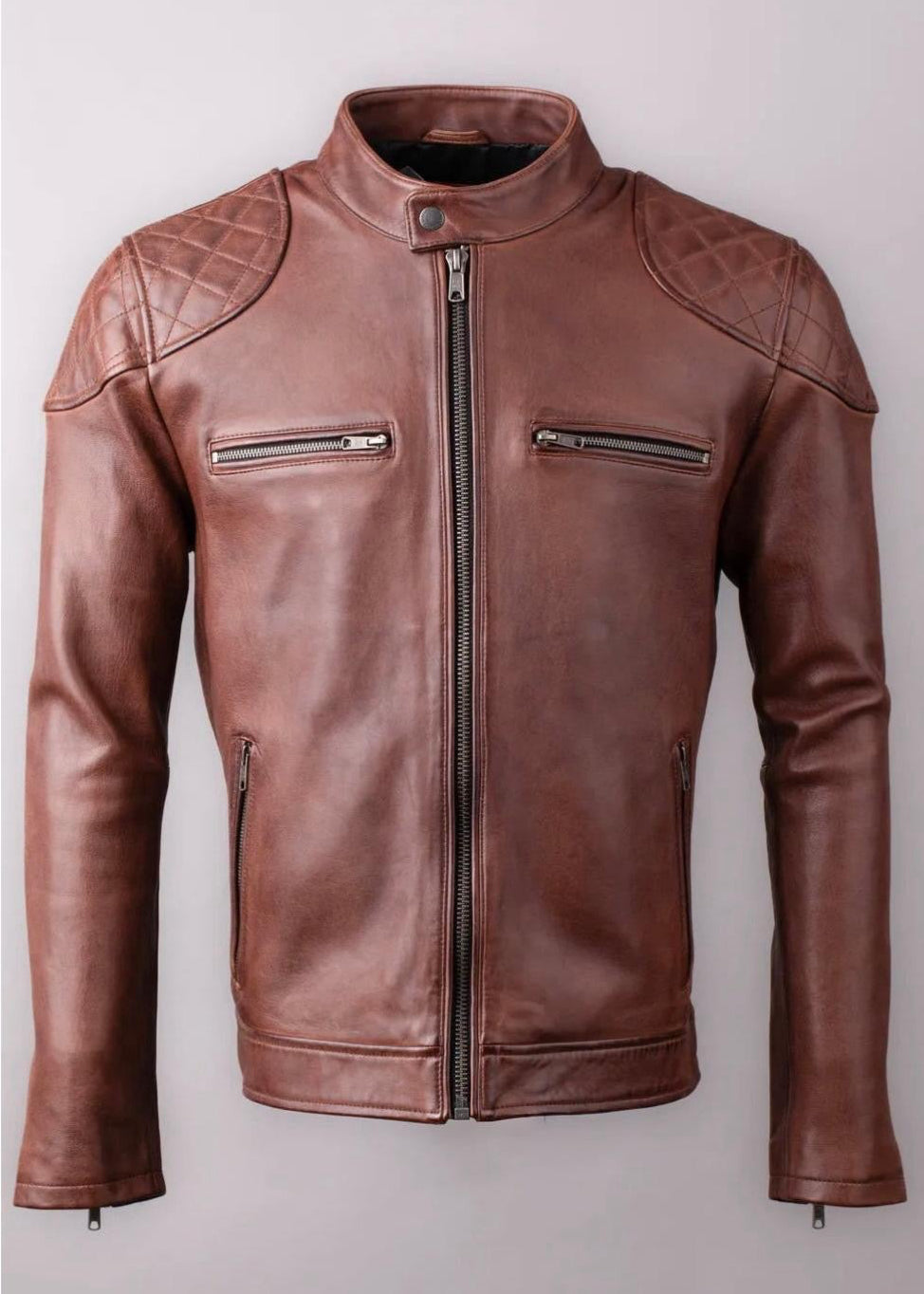 Brown Men’s Leather Jacket