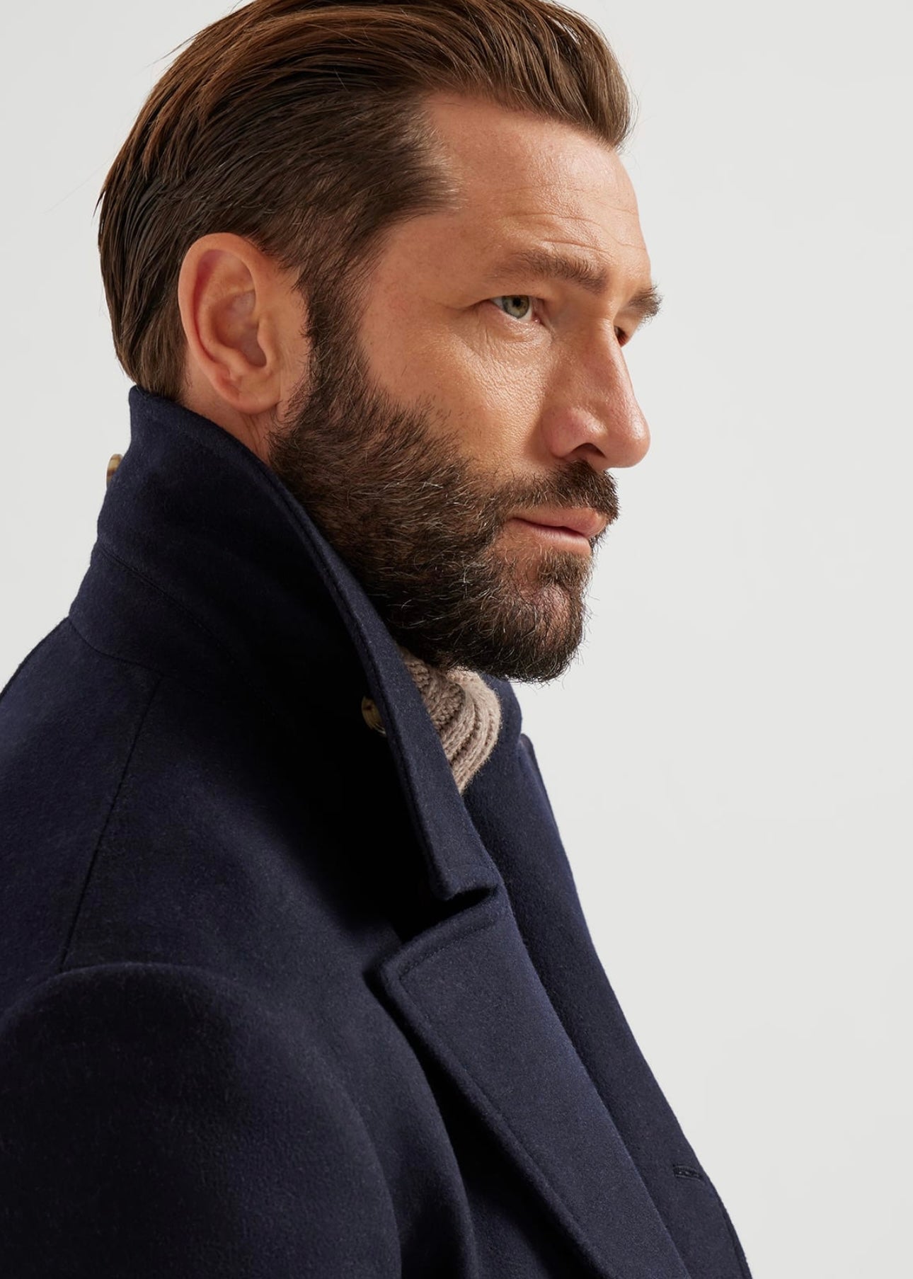Men’s Navy Wool Peacoat