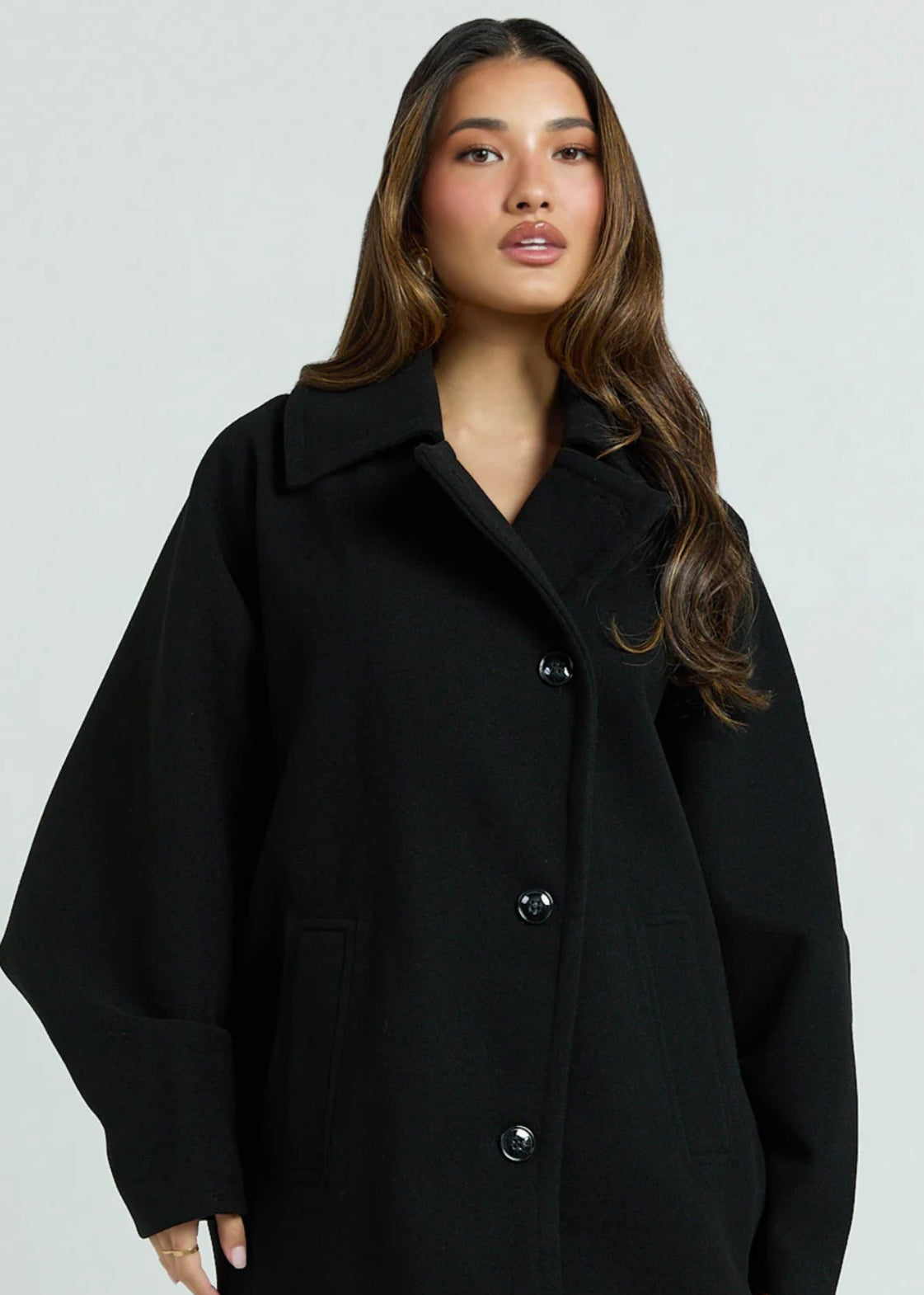 Women’s Black Wool Coat