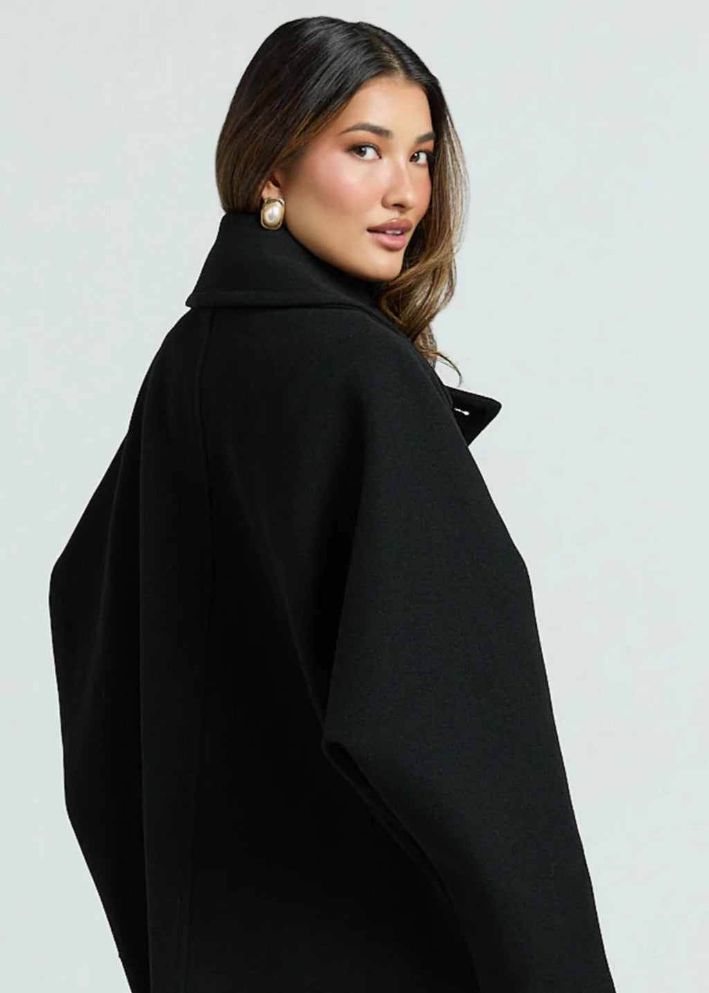Women’s Black Wool Coat