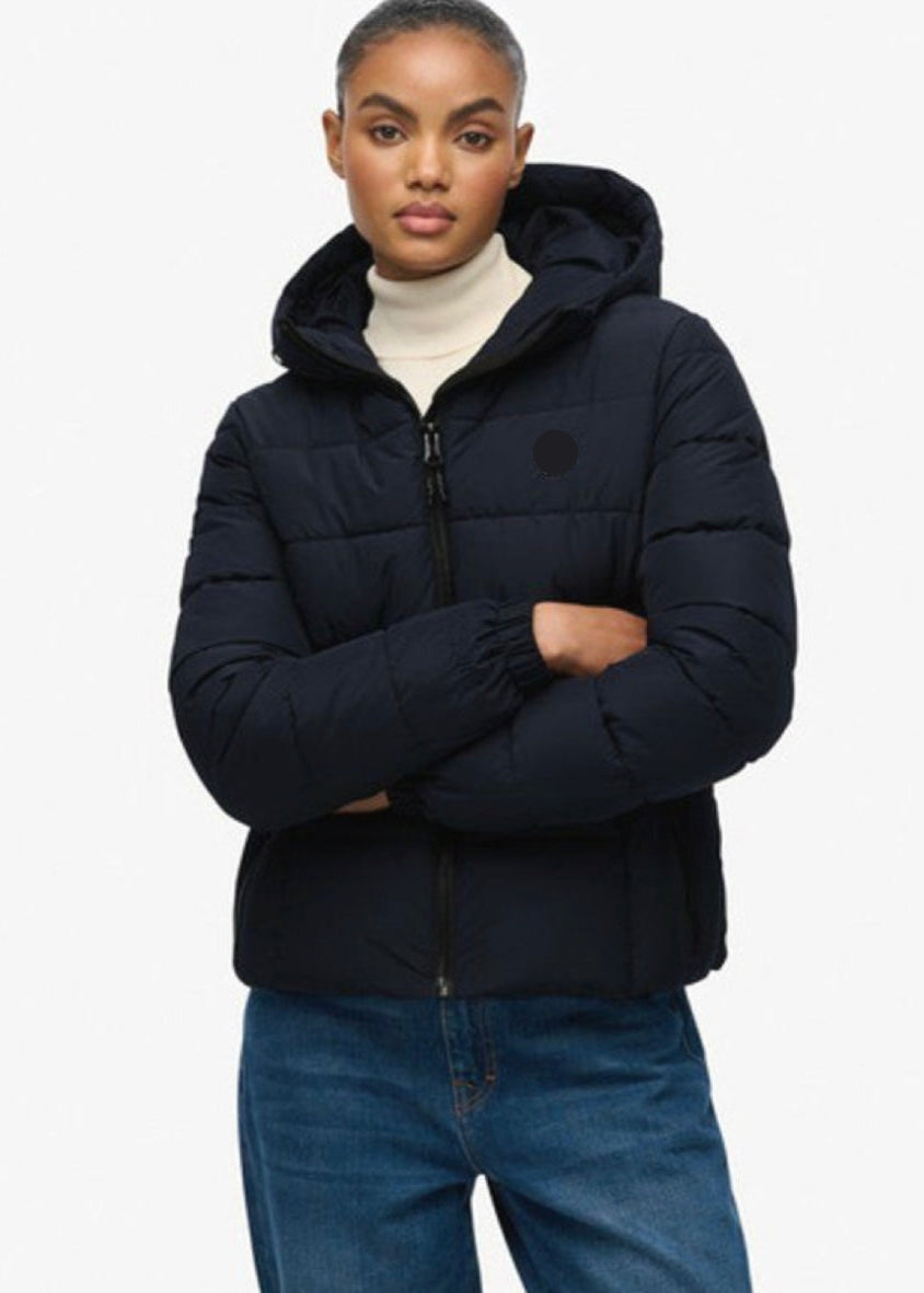 Navy Puffer Jacket For Women