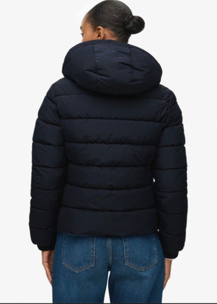 Navy Puffer Jacket For Women