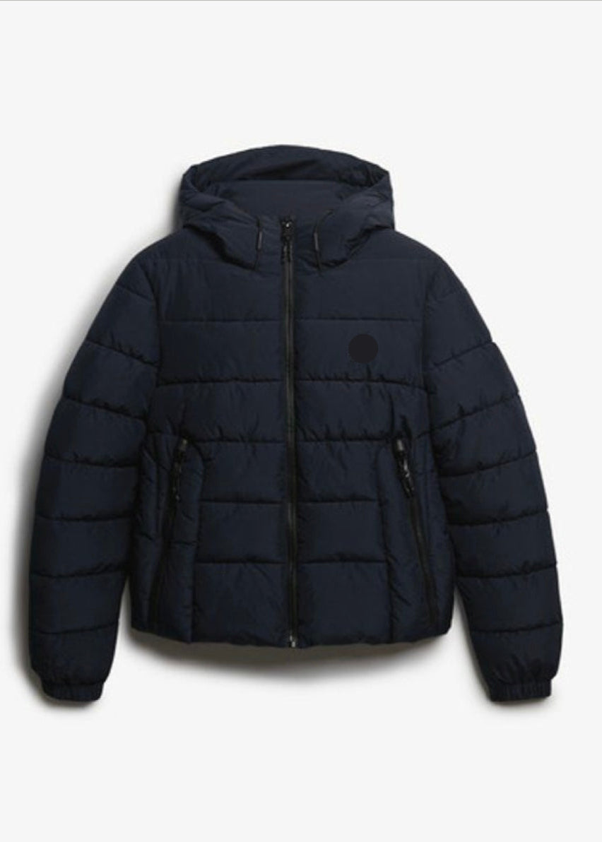 Navy Puffer Jacket For Women