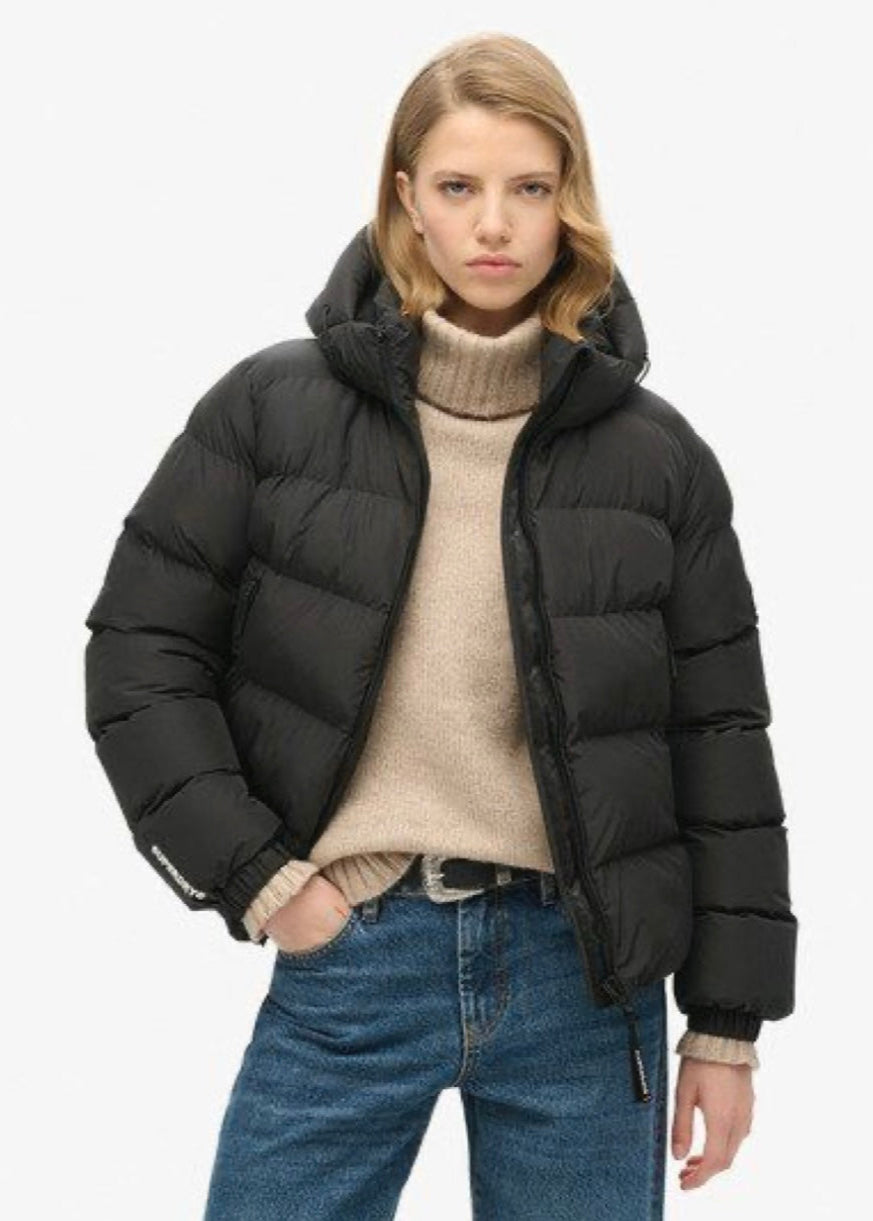 Black Puffer Jacket For Women