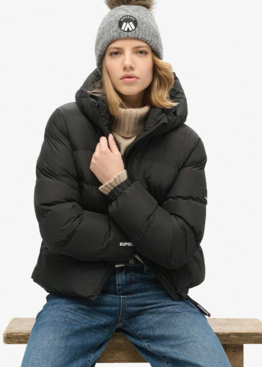 Black Puffer Jacket For Women