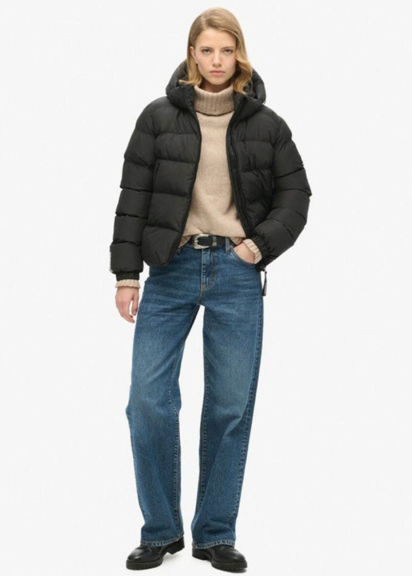 Black Puffer Jacket For Women