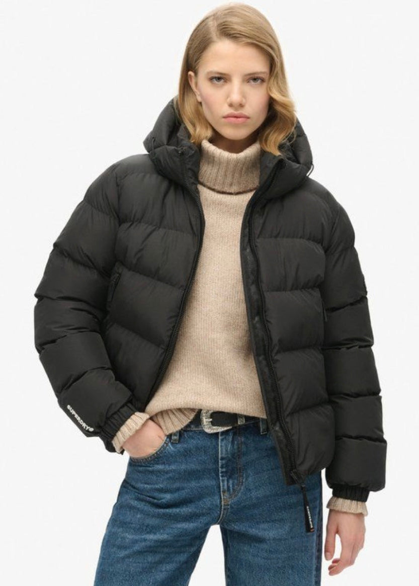 Black Puffer Jacket For Women