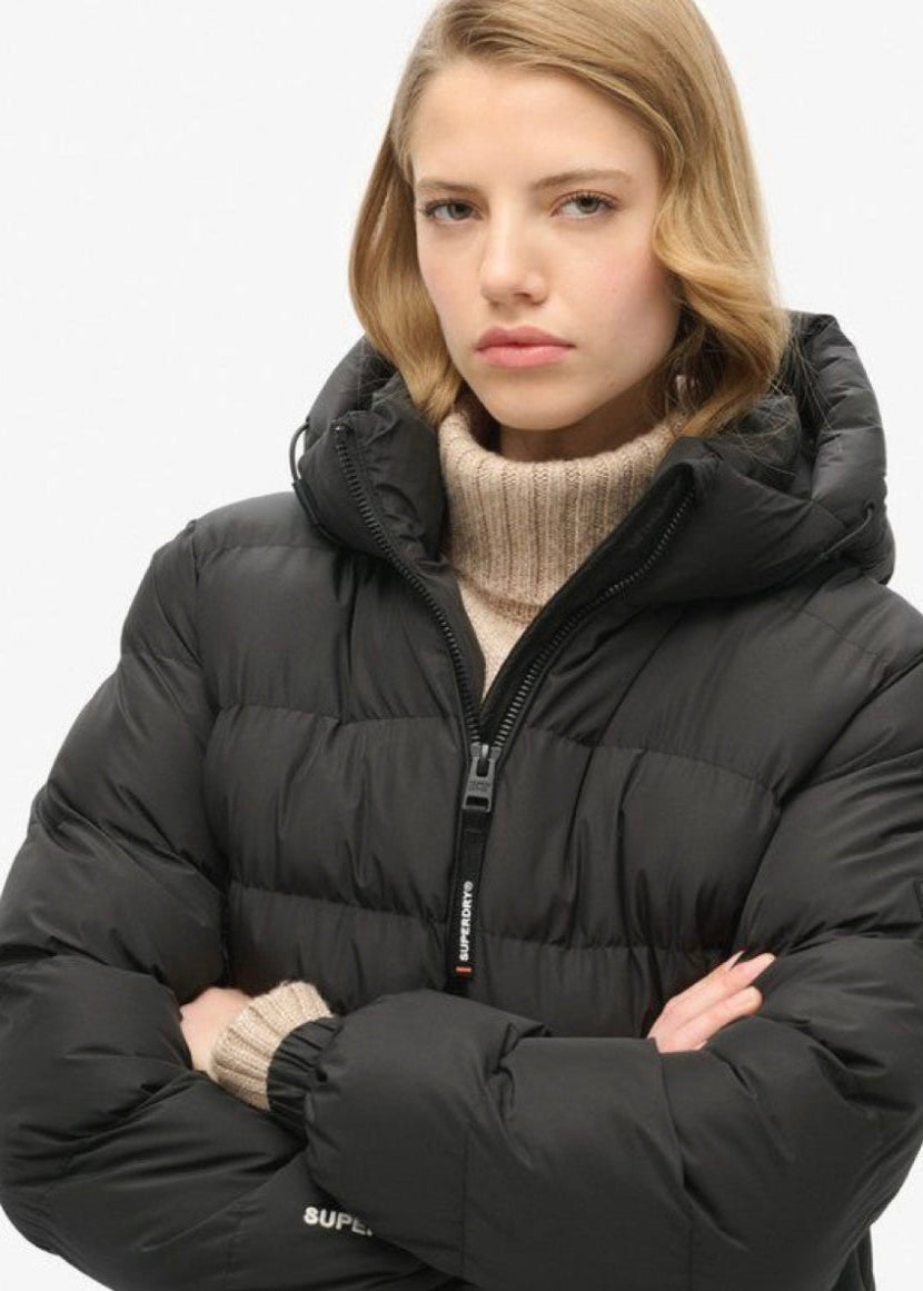 Black Puffer Jacket For Women