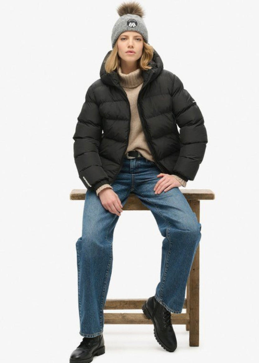 Black Puffer Jacket For Women