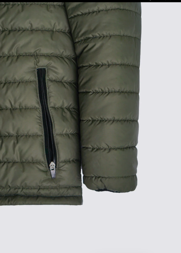 Men's Green Puffer Jacket