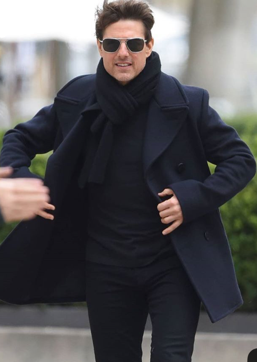 Men's Navy Wool Peacoat