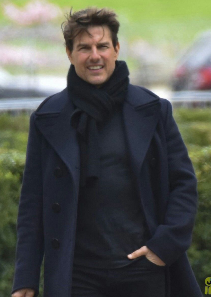 Men's Navy Wool Peacoat