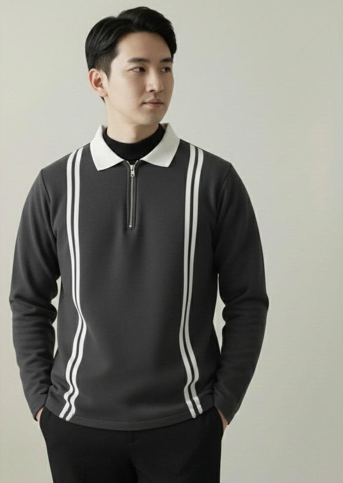 Men's Polo Sweatshirt