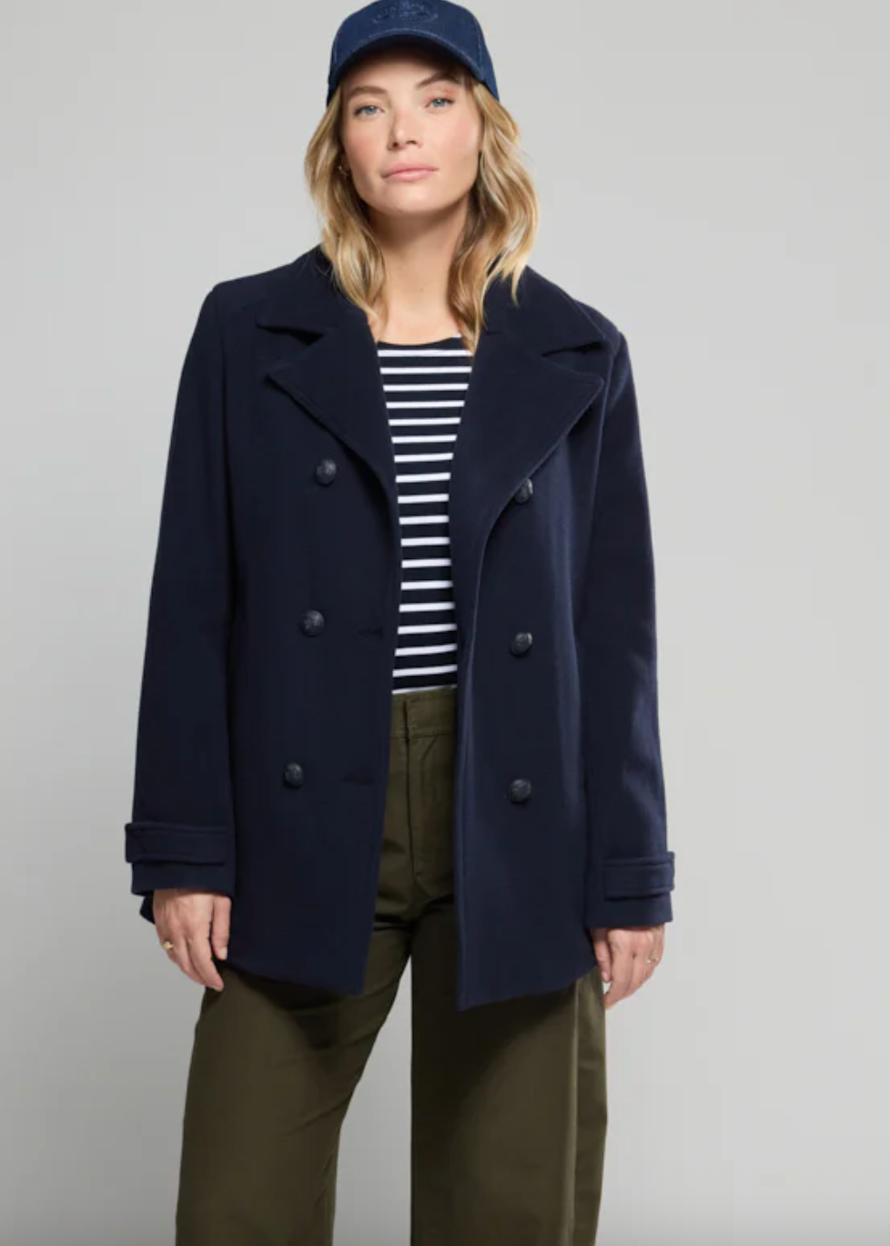 wool jacket/ Pea coat 