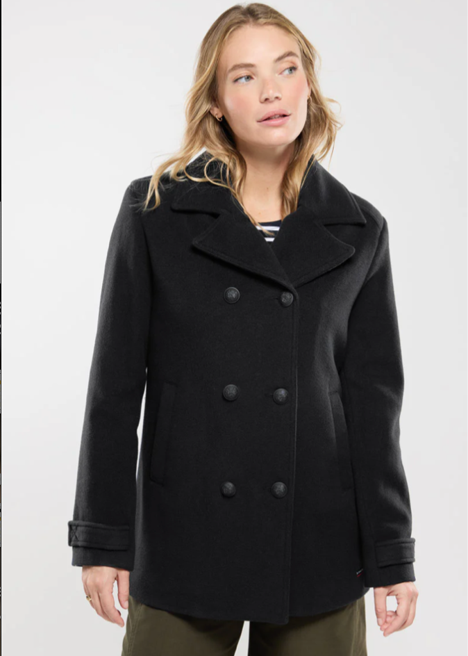 wool jacket/ pea coat