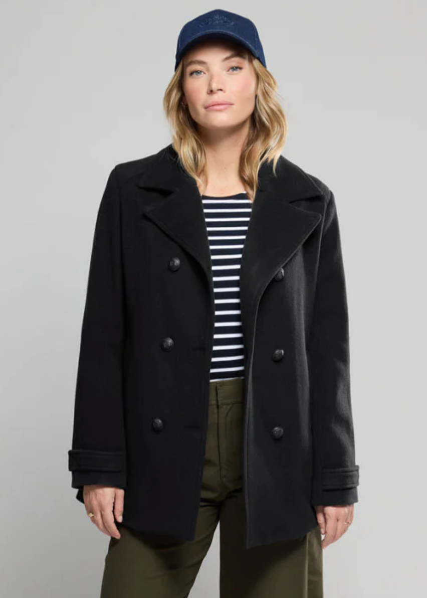 wool jacket/ pea coat