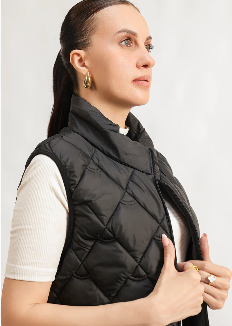 padded gilet