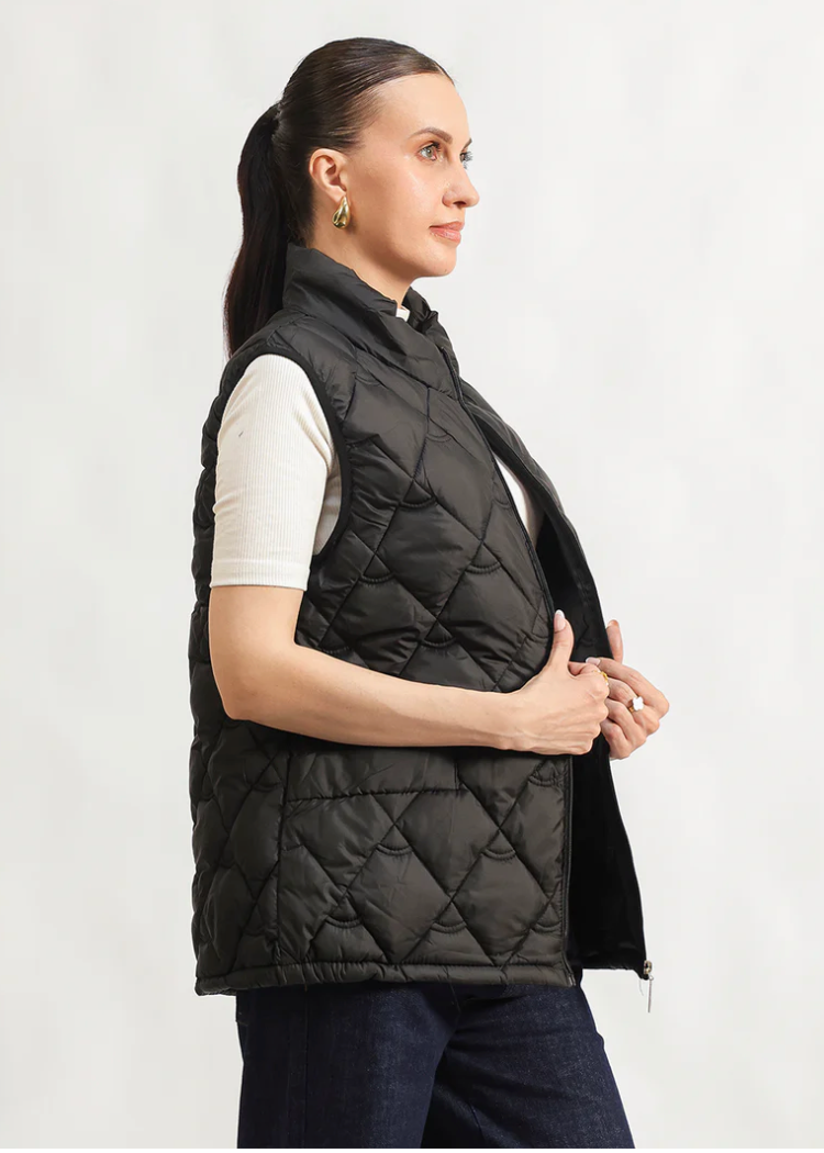 padded gilet
