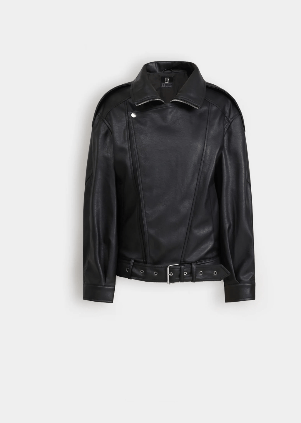 Black Women’s Leather Jacket - AR - Rehman Collection
