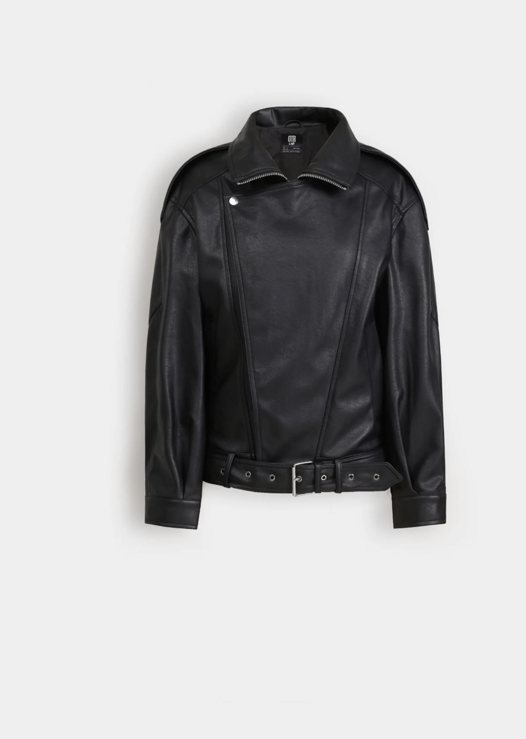 Black Women’s Leather Jacket - AR - Rehman Collection