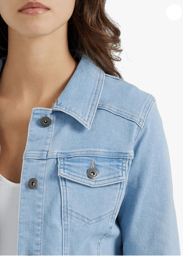 Blue Denim Jacket For women - AR - Rehman Collection