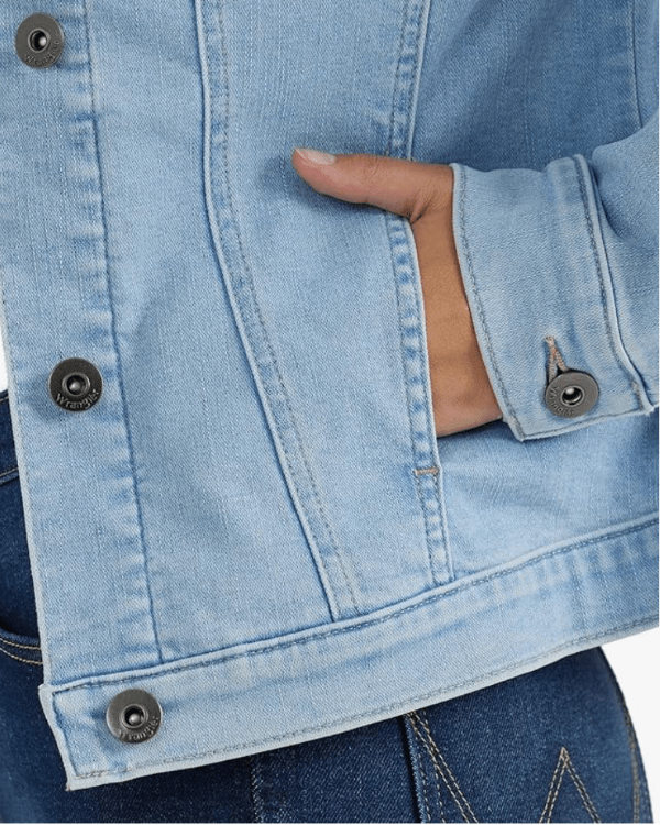 Blue Denim Jacket For women - AR - Rehman Collection