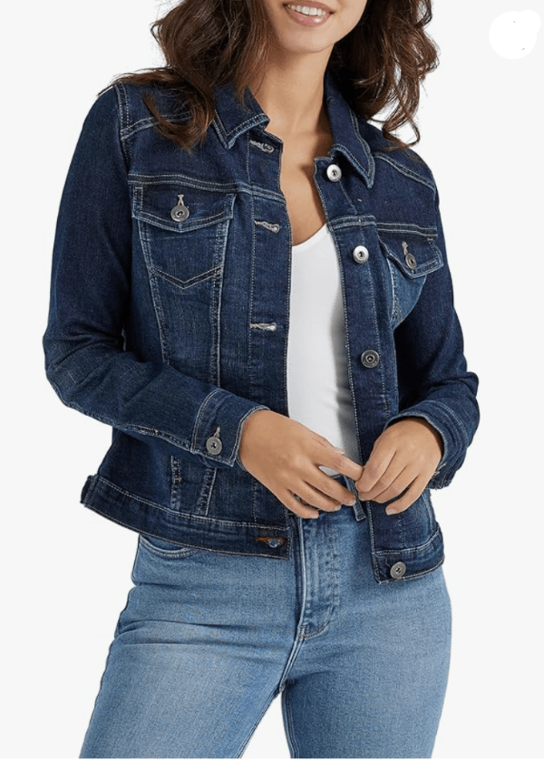 Blue Denim Jacket For women - AR - Rehman Collection