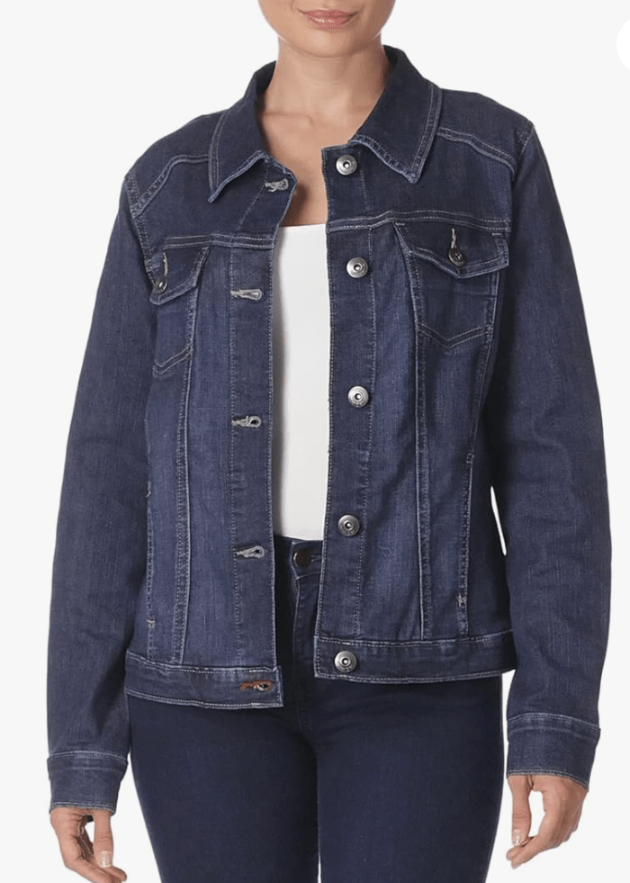 Blue Denim Jacket For women - AR - Rehman Collection