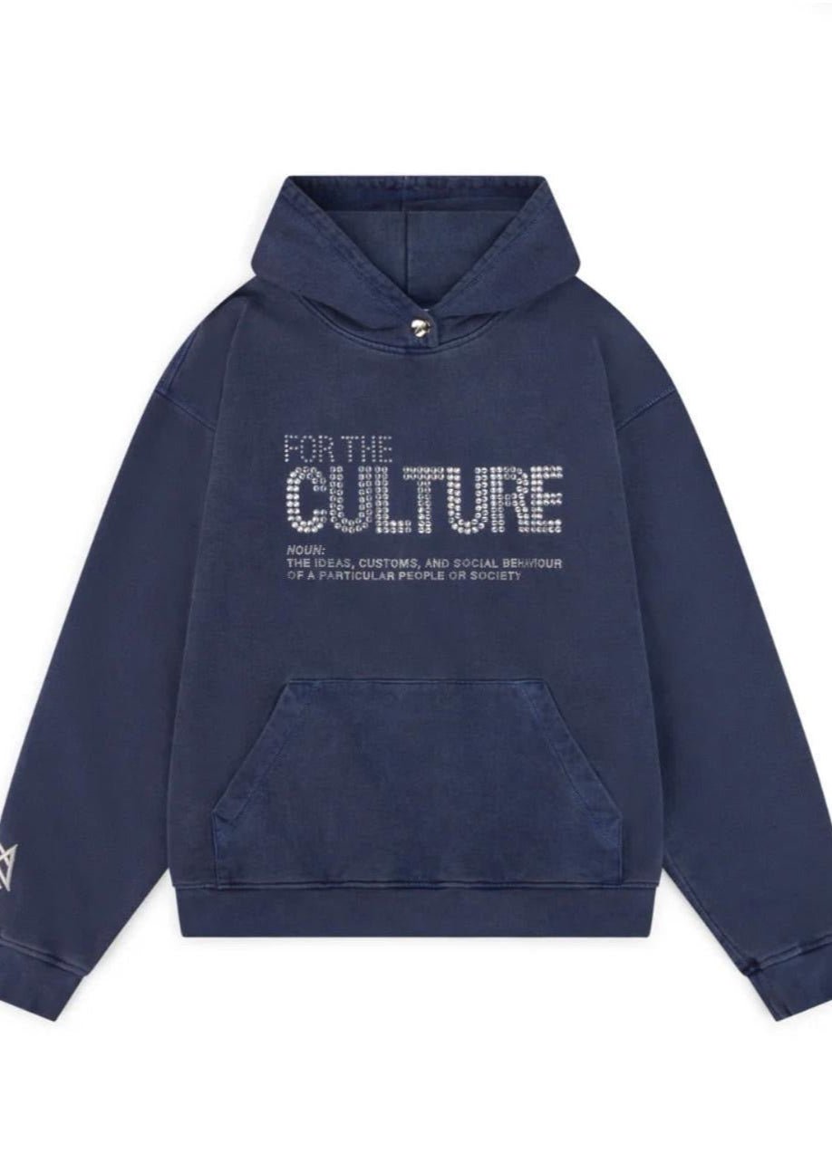 FOR THE CULTURE Women’s Hoodie in Navy Blue Color - AR - Rehman Collection