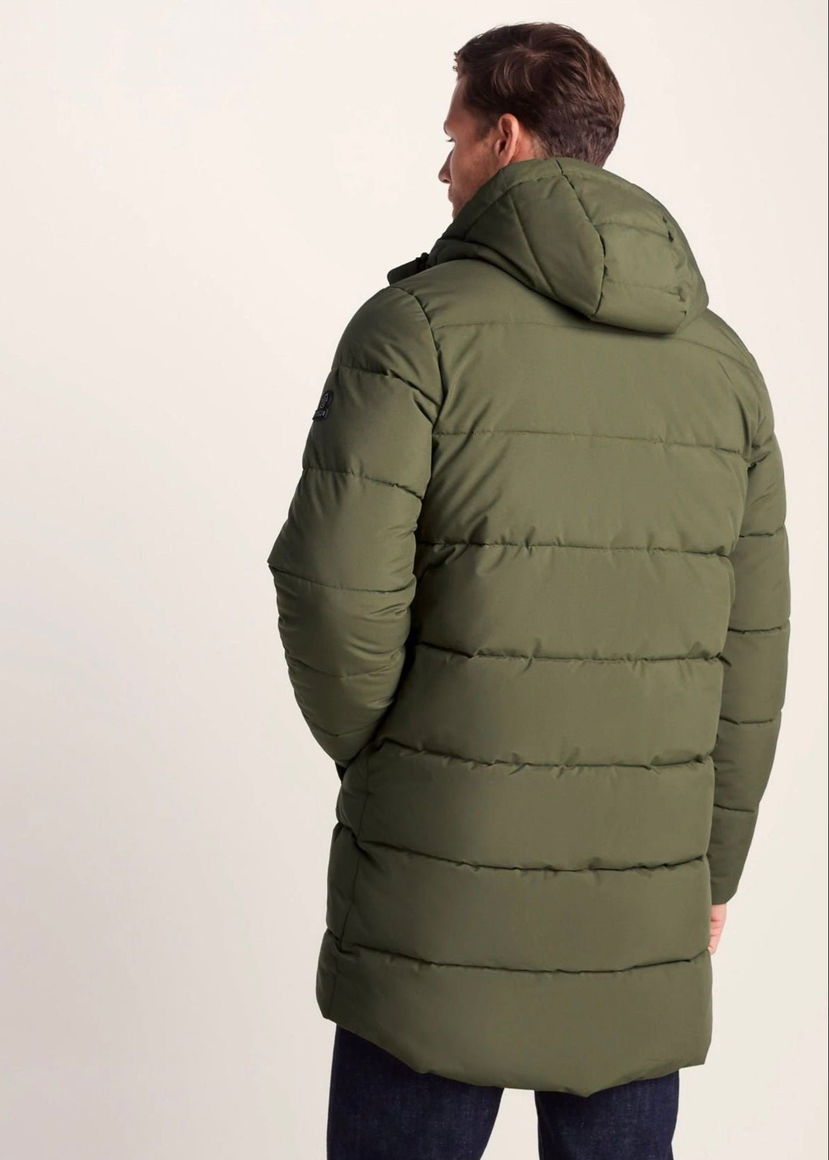 Green Puffer Coat for Men - AR - Rehman Collection
