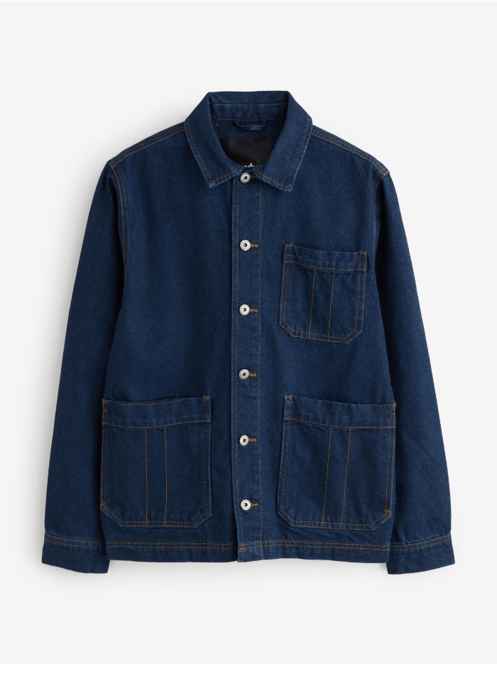 Men's Dark Blue Denim Jacket - AR - Rehman Collection