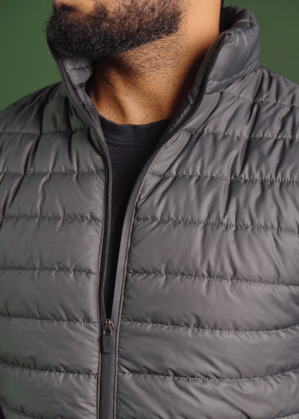 Men's Grey Puffer Jacket - AR - Rehman Collection