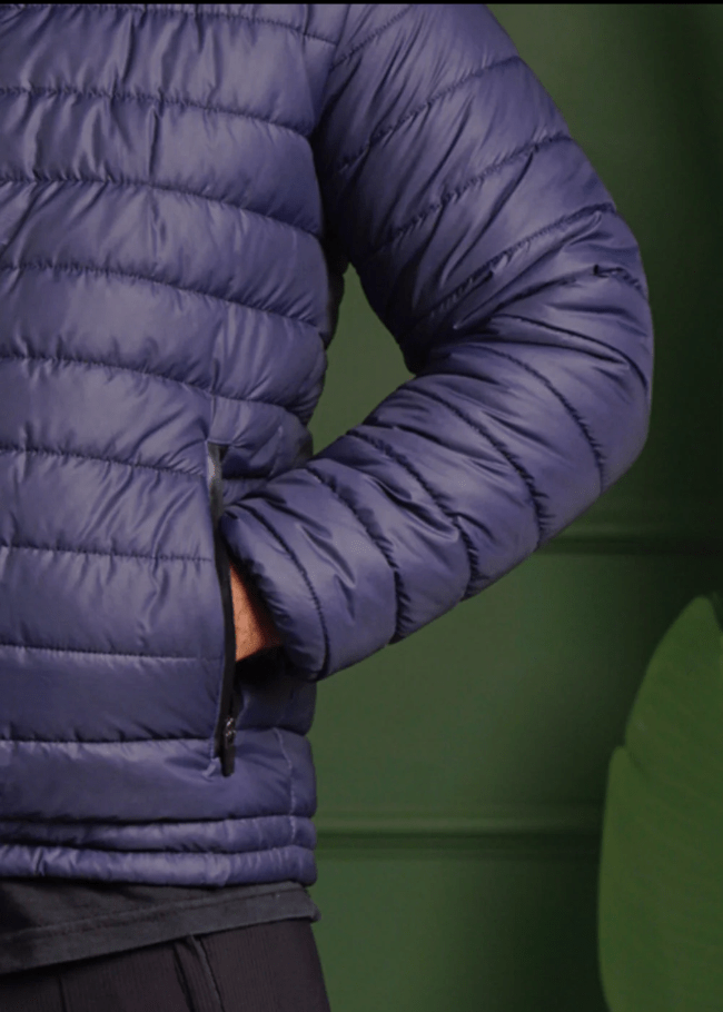 Men's Navy Puffer Jacket - AR - Rehman Collection