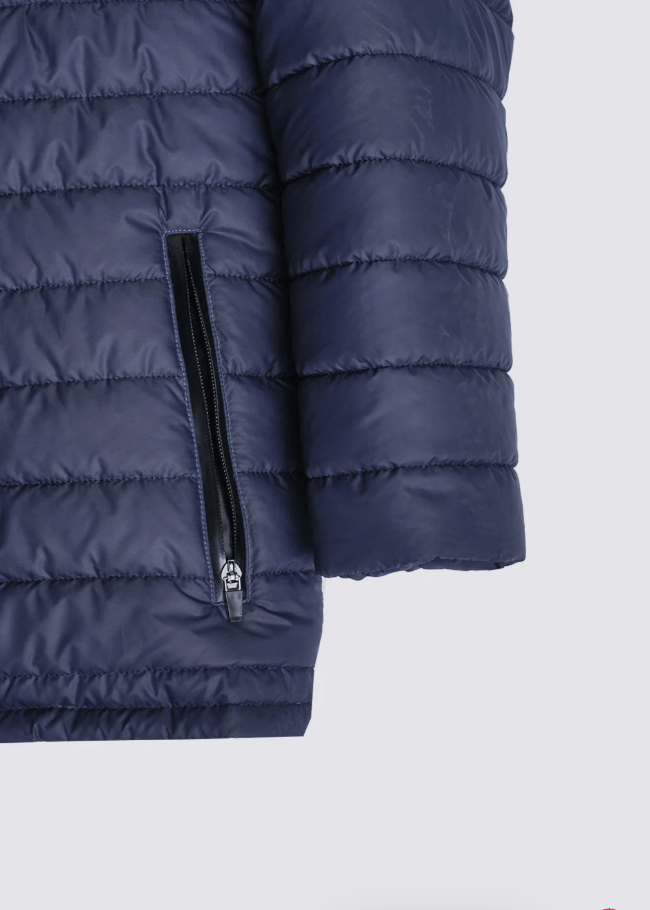 Men's Navy Puffer Jacket - AR - Rehman Collection