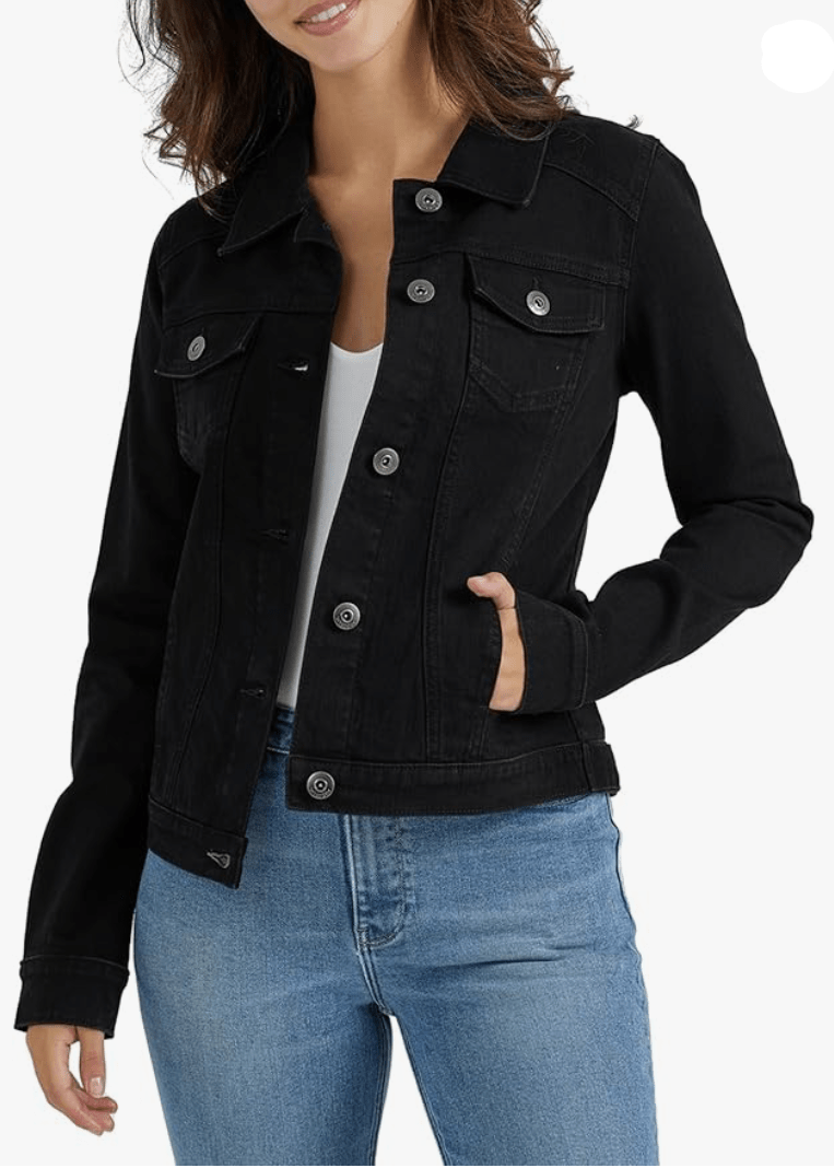 Women’s Black Denim Jacket - AR - Rehman Collection