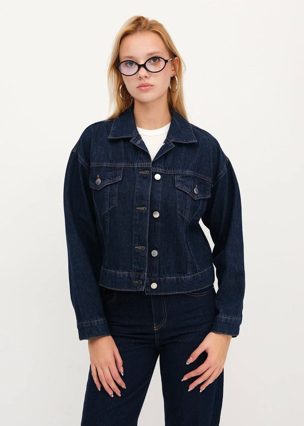 Women’s Dark Blue Denim Jacket - AR - Rehman Collection