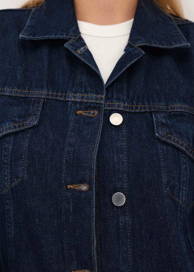 Women’s Dark Blue Denim Jacket - AR - Rehman Collection